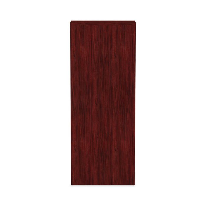 Alera Valencia Series Bookcase, Six-Shelf, 31.75w x 14d x 80.25h, Mahogany