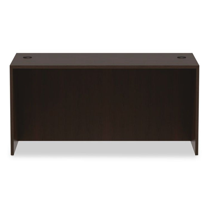 Alera Valencia Series Straight Front Desk Shell, 59.13" x 29.5" x 29.63", Espresso