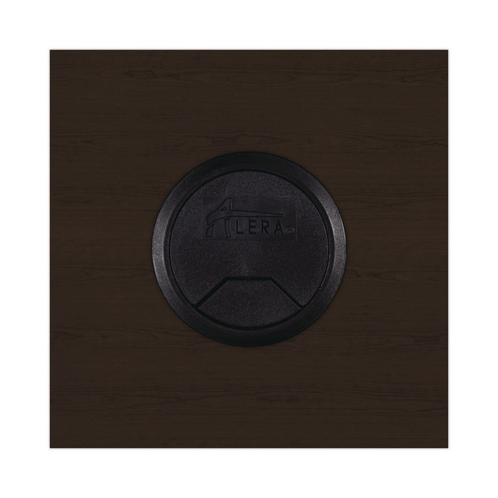 Alera Valencia Series Straight Front Desk Shell, 59.13" x 29.5" x 29.63", Espresso