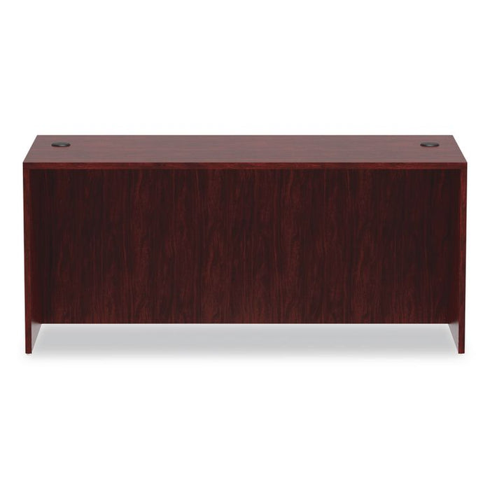 Alera Valencia Series Straight Front Desk Shell, 65" x 29.5" x 29.63", Mahogany
