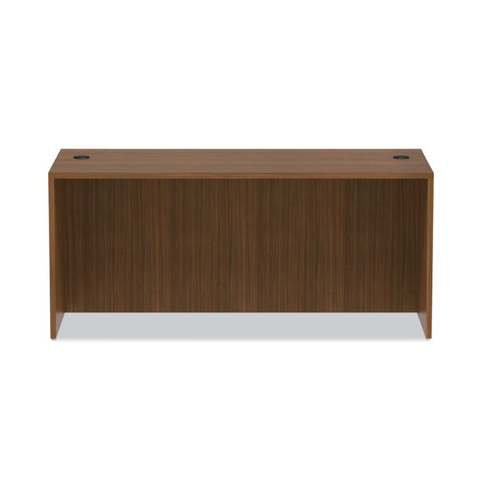 Alera Valencia Series Straight Front Desk Shell, 65" x 29.5" x 29.63", Modern Walnut