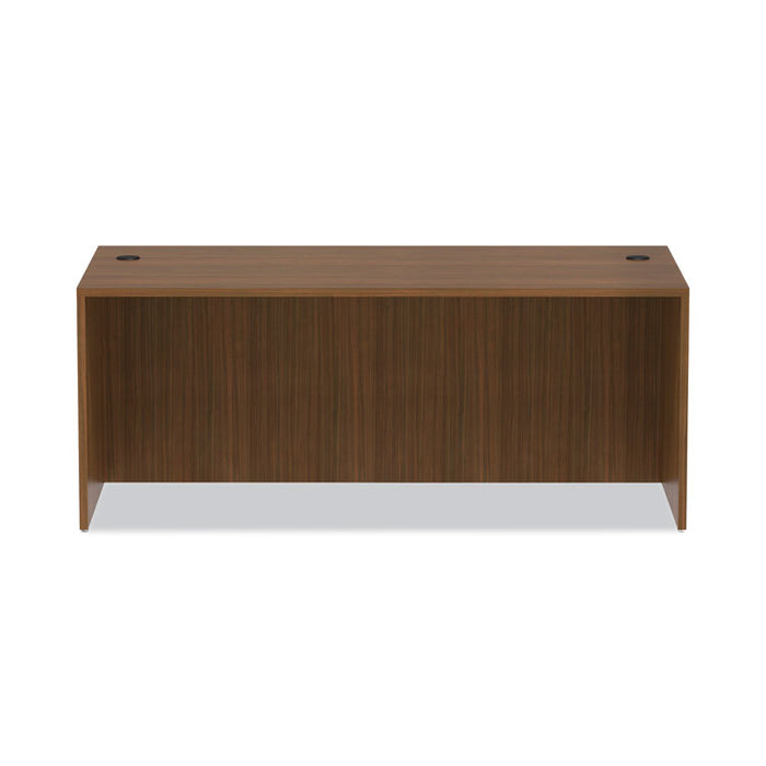 Alera Valencia Series Straight Front Desk Shell, 71" x 35.5" x 29.63", Modern Walnut
