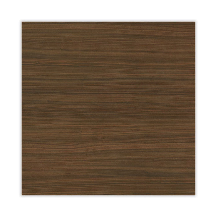 Alera Valencia Series Hutch with Doors, 4 Compartments, 58.88w x 15d x 35.38h, Modern Walnut
