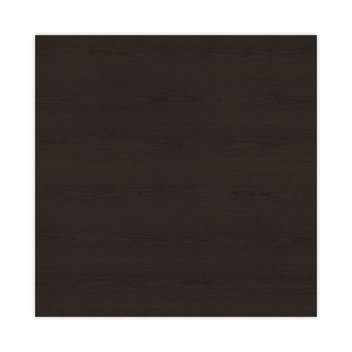 Alera Valencia Series Hutch with Doors, 4 Compartments, 64.75w x 15d x 35.38h, Espresso