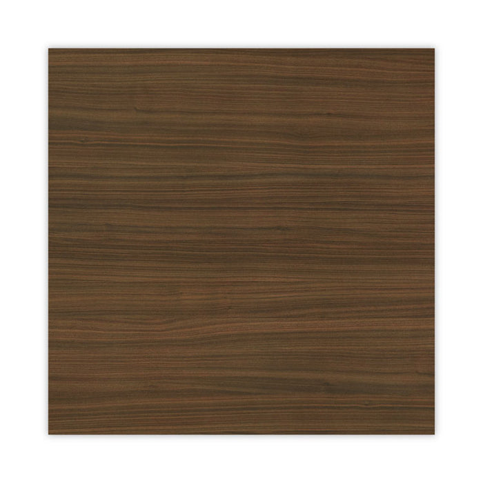 Alera Valencia Series Hutch with Doors, 4 Compartments, 64.75w x 15d x 35.38h, Modern Walnut