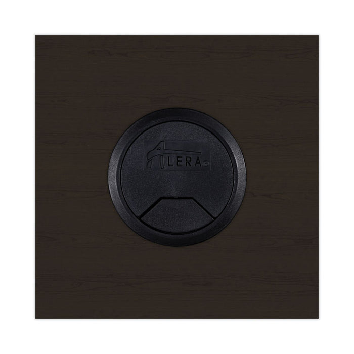 Alera Valencia Series Reversible Return/Bridge Shell, 35w x 23.63d x 29.5h, Espresso
