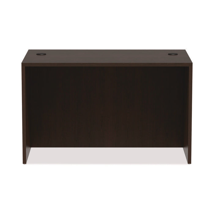 Alera Valencia Series Straight Front Desk Shell, 47.25" x 29.5" x 29.63", Espresso