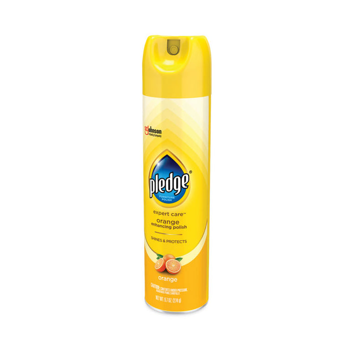 Furniture Polish, Orange Clean Scent, 9.7 oz Aerosol Spray