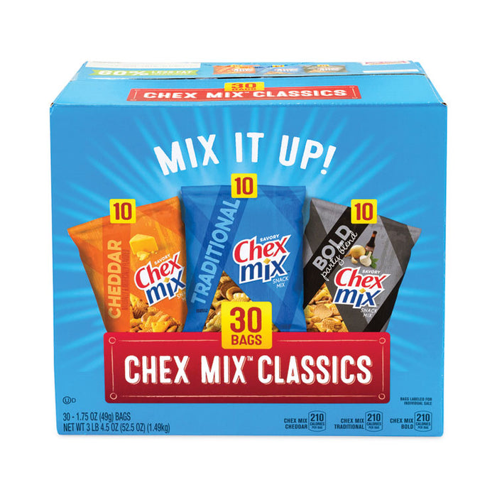Cartons Assorted Varieties, Assorted Flavors, 1.75 oz Pack, 30 Packs/Carton — Axiscore