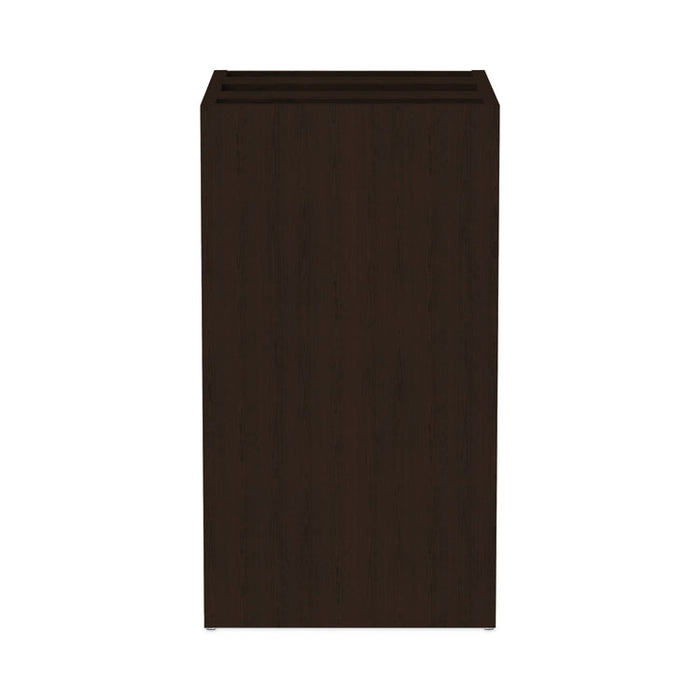 Alera Valencia Series Full Pedestal File, Left/Right, 3-Drawers: Box/Box/File, Legal/Letter, Espresso, 15.63" x 20.5" x 28.5"