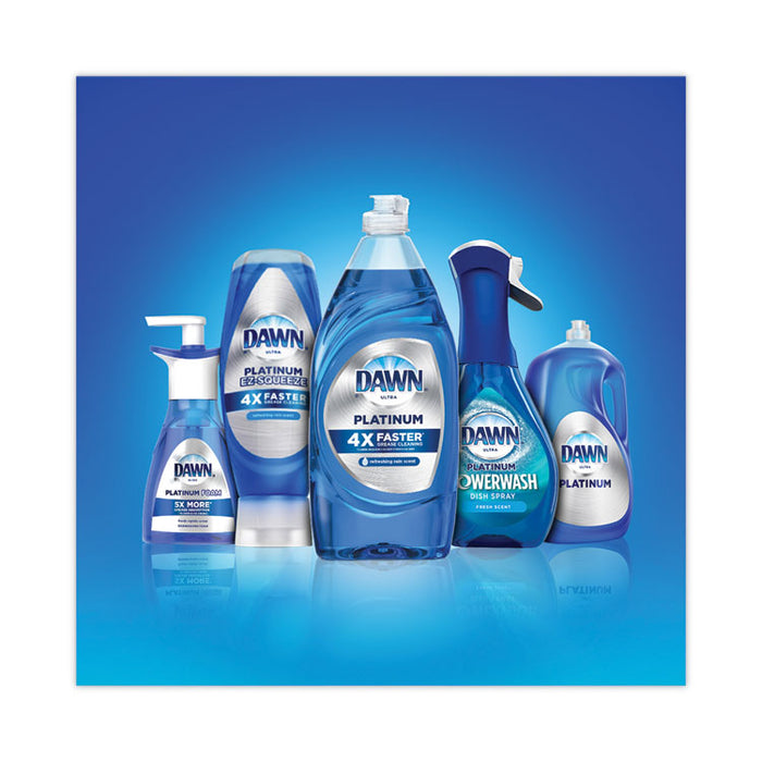 Platinum Liquid Dish Detergent, Refreshing Rain Scent, 30 oz Bottle, 8/Carton