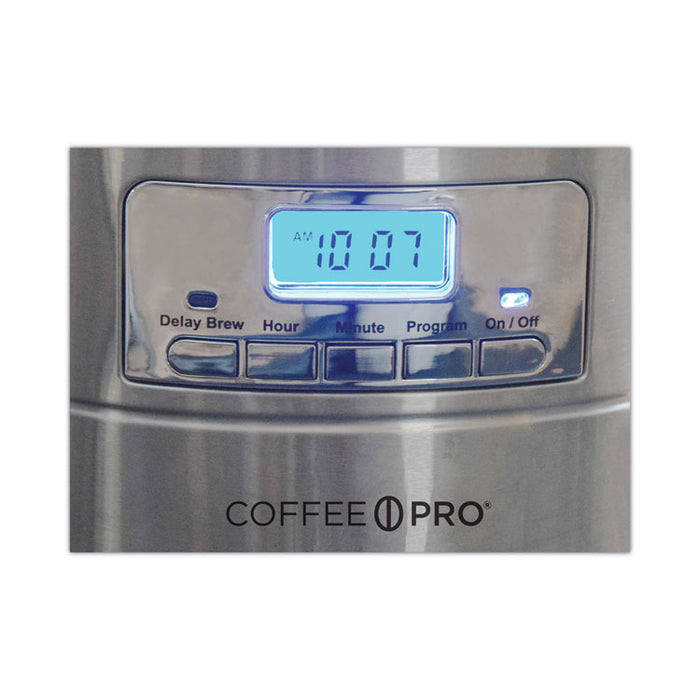 Home/Office Euro Style Coffee Maker, Stainless Steel