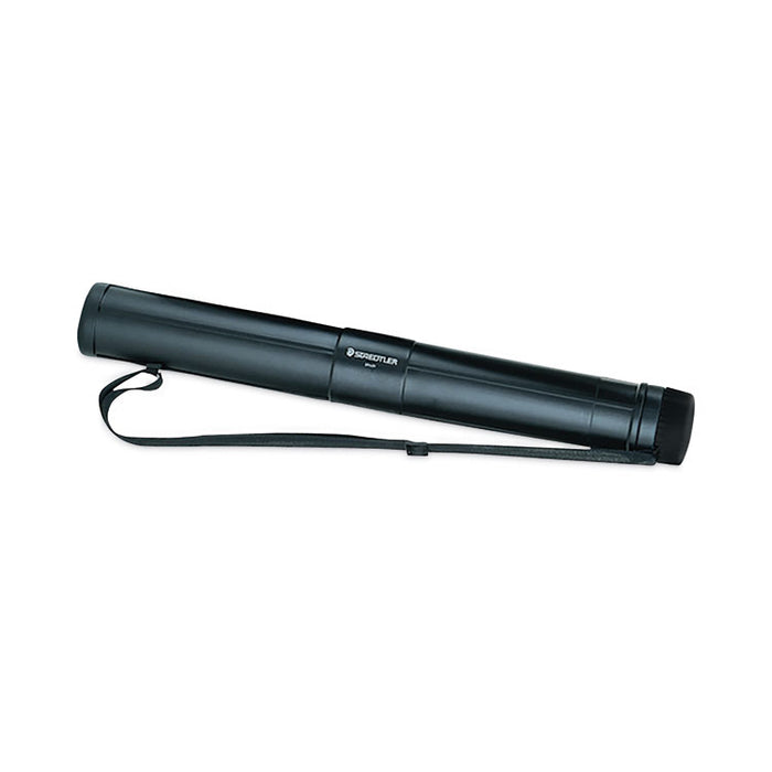 Telescopic Art Tube, 28" to 49" Long, 3" Diameter, Black