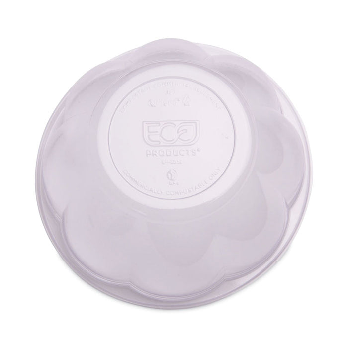 Renewable and Compostable Containers, 18 oz, 5.5" Diameter x 2.3" h, Clear, Plastic, 150/Carton