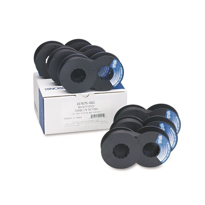 107675001 Ribbon, Black, 6/Box