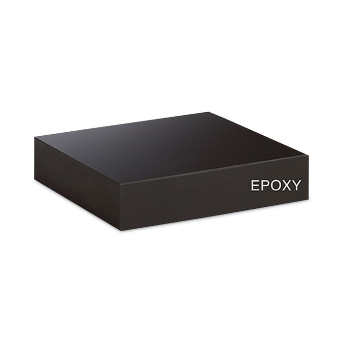 Classroom Book Compartment Science Table, 54w x 24d x 30h, Black Epoxy Resin Top, Oak Base