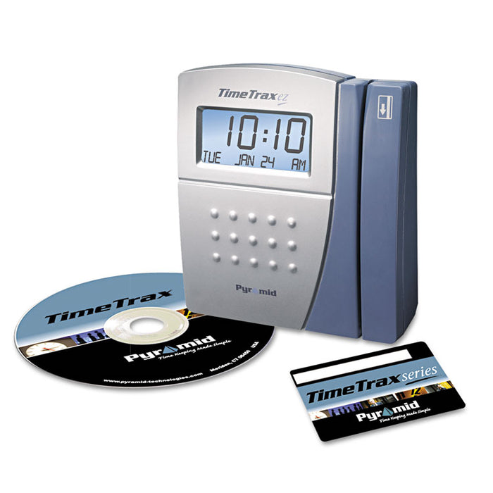 TimeTrax EZ Time and Attendance System, Digital Display, Black