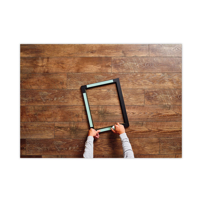 Permanent High-Density Foam Mounting Tape, Double-Sided, Holds Up to 15 lb, 0.5" x 80", White