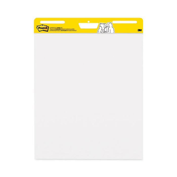 Vertical-Orientation Self-Stick Easel Pads, Unruled, (30) White 25 x 30 Sheets, 6/Carton
