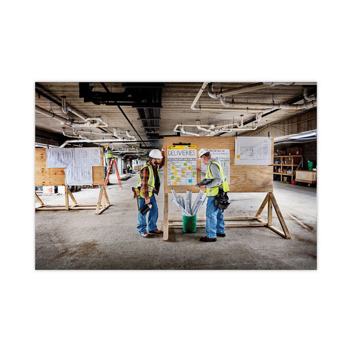 Vertical-Orientation Self-Stick Easel Pads, Quadrille Rule (1 sq/in), (30) White 25 x 30 Sheets, 4/Carton