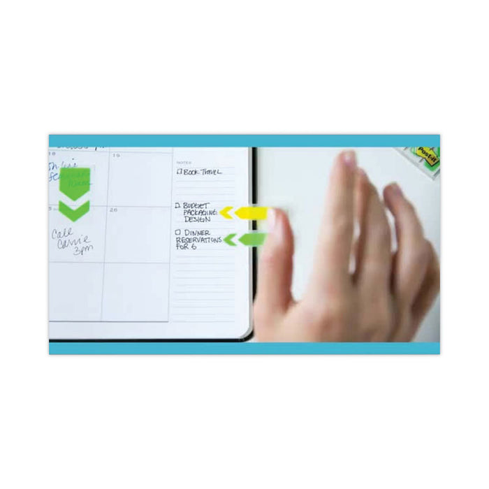 Arrow Message 1" Page Flags, 200 "Sign Here", 48 Arrow, Four Colors, 248/Pack