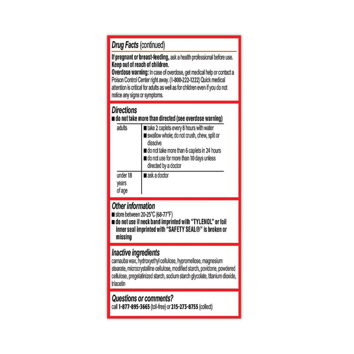 8-Hour Arthritis Pain Extended Release Tablets, 650 mg, 290/Bottle