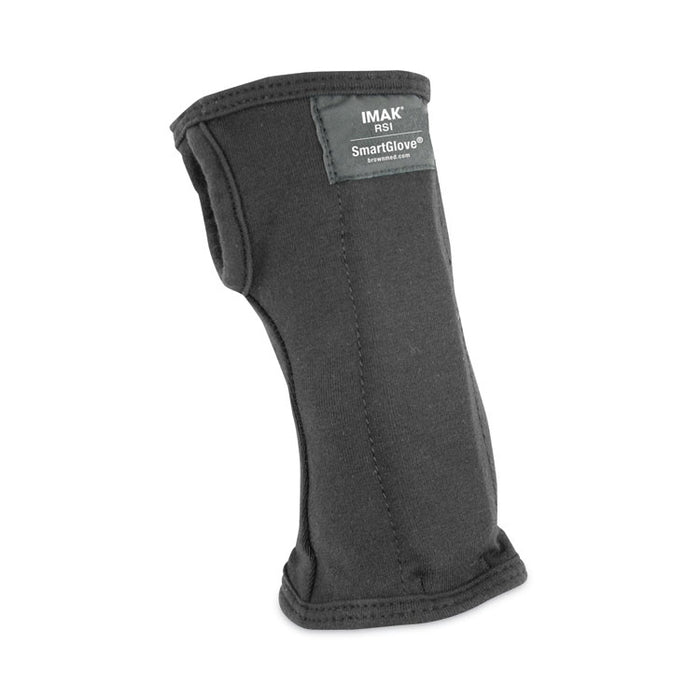 SmartGlove Flexible Wrist Support Splint, Large, Fits Hands Up to 4.25" Wide, Black