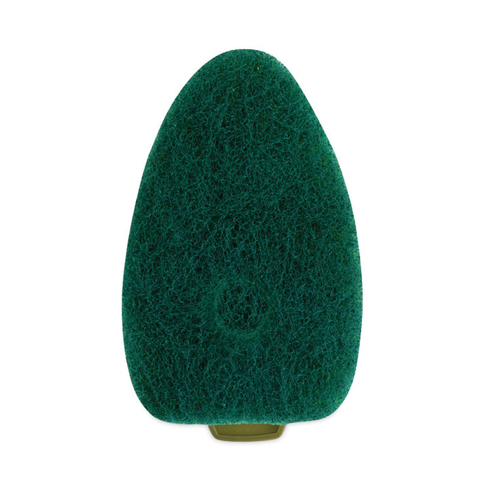 Soap-Dispensing Dishwand Sponge Refills, 2.9 x 2.2, Green, 2/Pack