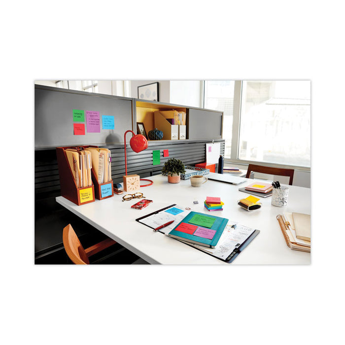 Pads in Playful Primary Collection Colors, Note Ruled, 4" x 4", 90 Sheets/Pad, 6 Pads/Pack