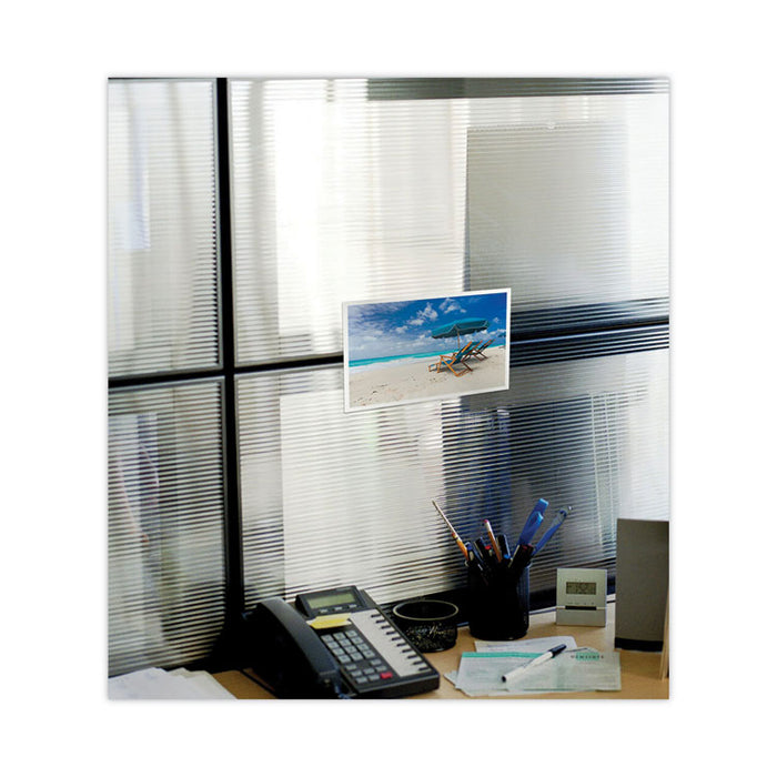 Removable Clear Mounting Squares, Holds Up to 0.17 lb, 0.69" x 0.69", Clear, 35/Pack