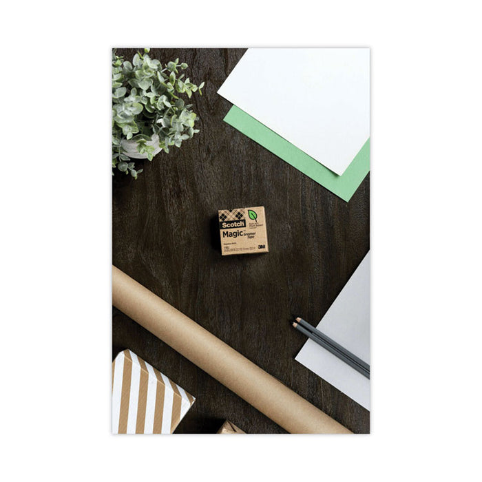 Magic Greener Tape, 1" Core, 0.75" x 75 ft, Clear, 10/Pack