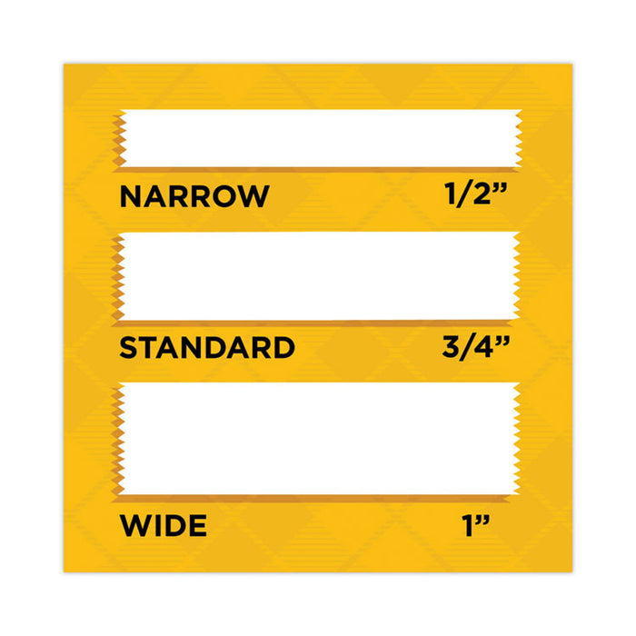 Double-Sided Tape, 1" Core, 0.5" x 75 ft, Clear