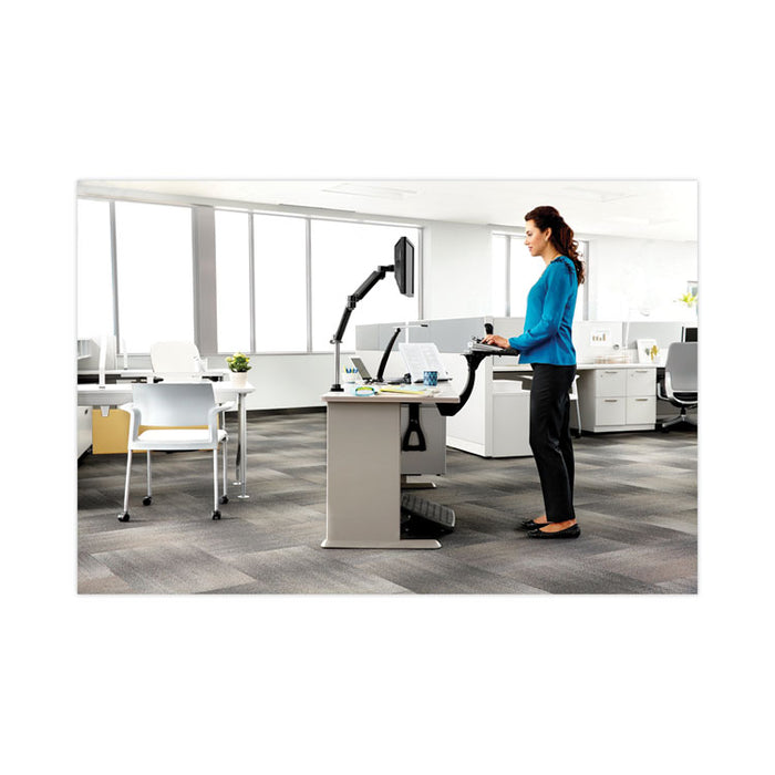 Sit/Stand Easy Adjust Keyboard Tray, Highly Adjustable Platform,, Black