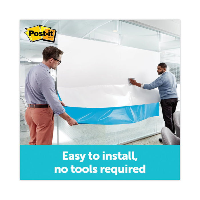 Dry Erase Surface, Laminate Film, 96" x 7 mil x 48", White