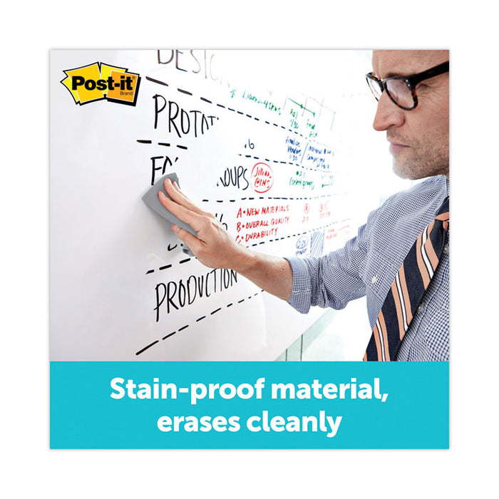 Dry Erase Surface, Laminate Film, 96" x 7 mil x 48", White