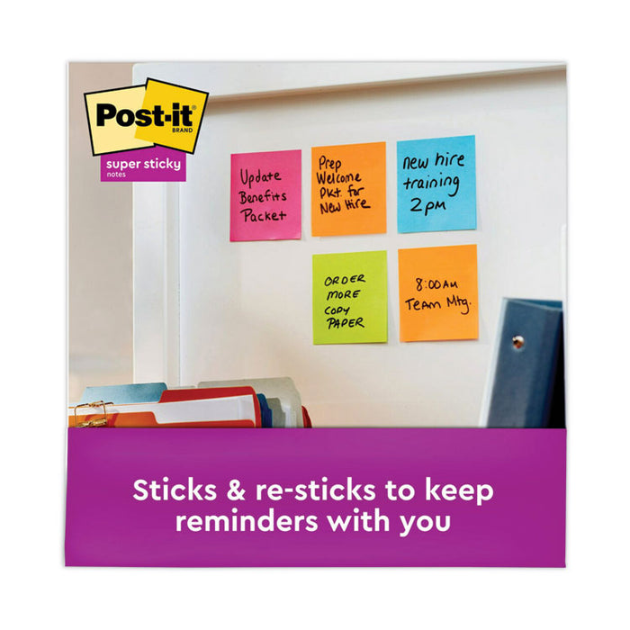 Pop-up 3 x 3 Note Refill, 3" x 3", Energy Boost Collection Colors, 90 Sheets/Pad, 6 Pads/Pack
