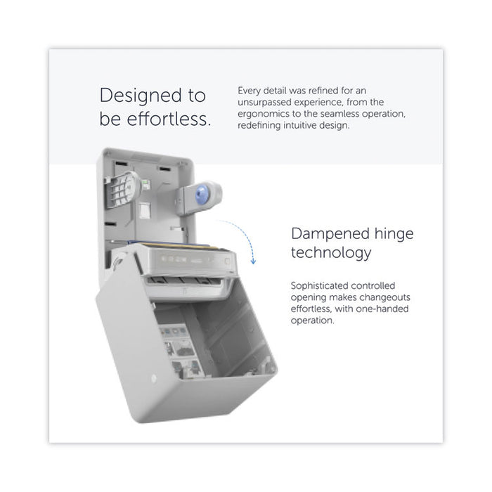 ICON Automatic Roll Towel Dispenser, 20.12 x 16.37 x 13.5, Brushed Gray