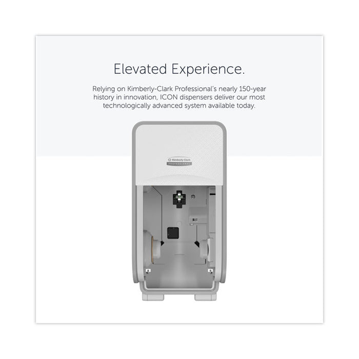 ICON Coreless Standard Roll Toilet Paper Dispenser, 7.18 x 13.37 x 7.06, White Mosaic