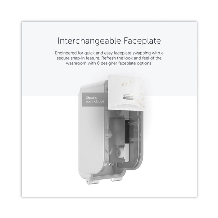 ICON Faceplate for Coreless Standard Roll Toilet Paper Dispenser, 4.25 x 6 x 1.5, Cherry Blossom
