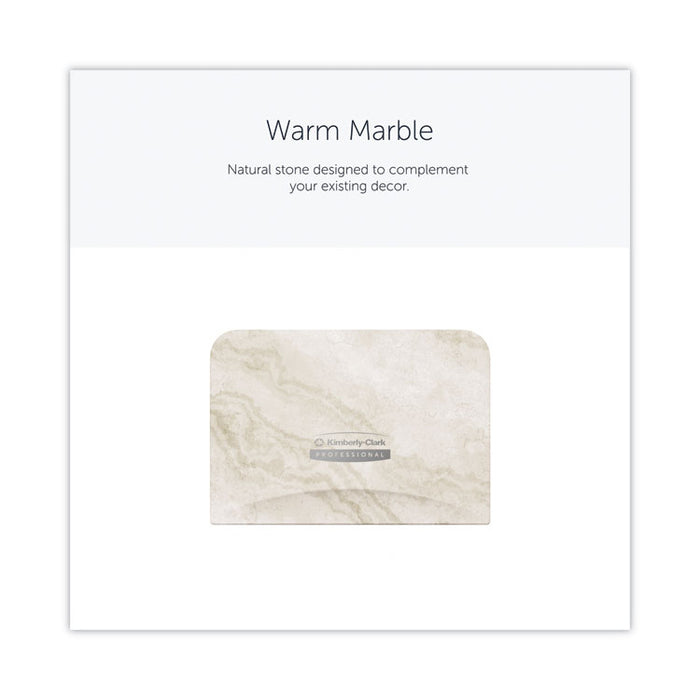 ICON Faceplate for Coreless Standard Roll Toilet Paper Dispenser, 4.25 x 6 x 1.5, Warm Marble