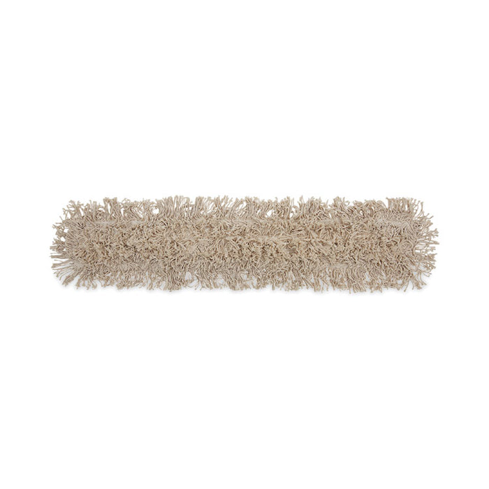 Industrial Dust Mop Head, Cotton, 36 x 3, White