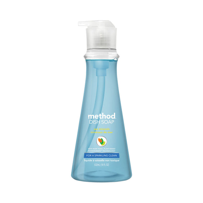 Dish Soap, Sea Minerals Scent, 18 oz Pump Bottle