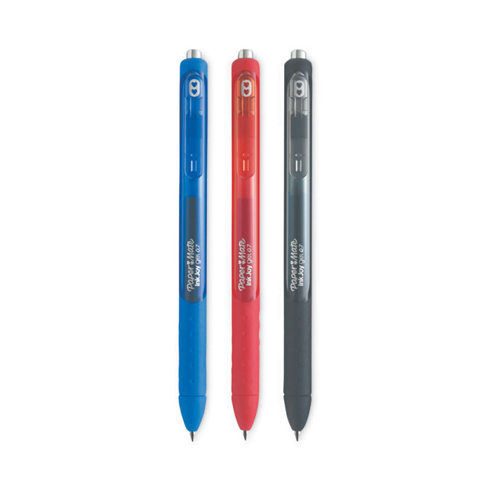 InkJoy Gel Pen, Retractable, Medium 0.7 mm, Assorted Ink and Barrel Colors, 3/Pack