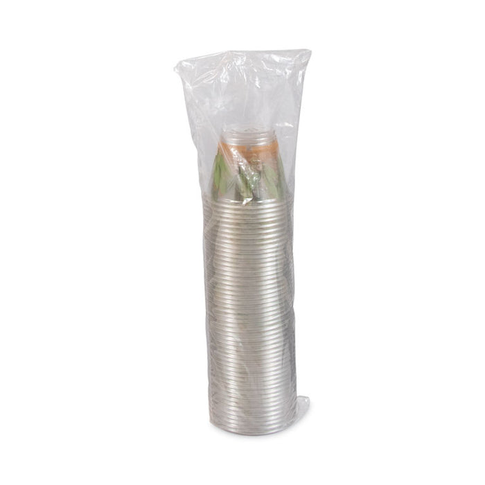 Bare Eco-Forward RPET Cold Cups, ProPlanet Seal, 9 oz, Plastic, Leaf Design, 1,000/Carton
