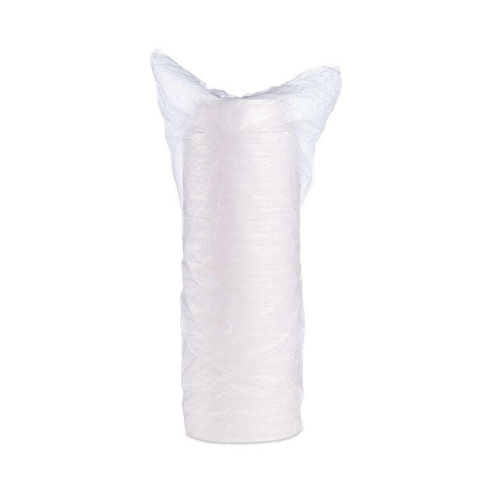 Foam Container, Squat, 8 oz, 4.63" Diameter x 1.13" h, White, 500/Carton