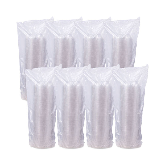 PresentaBowls Clear Bowls, 8 oz, 5.3" Diameter x 1.4" h, Clear, Plastic, 504/Carton