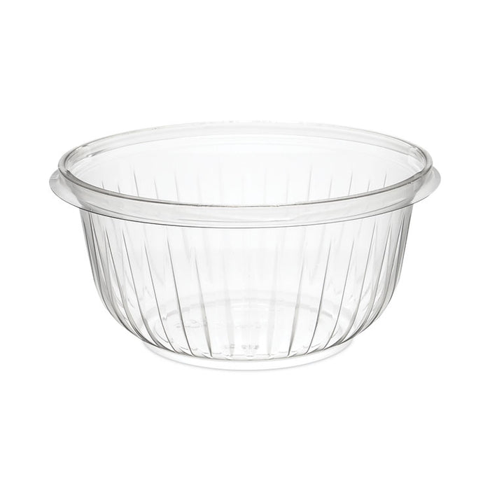 PresentaBowls Clear Bowls, 16 oz, Plastic, 63/Bag, 8 Bags/Carton, 504 Bowls/Carton