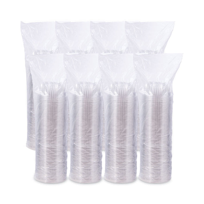 PresentaBowls Clear Bowls, 16 oz, Plastic, 63/Bag, 8 Bags/Carton, 504 Bowls/Carton