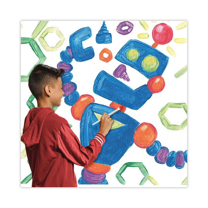 Washable Paint, 18 Assorted Colors, Interconnected 3 oz Cups