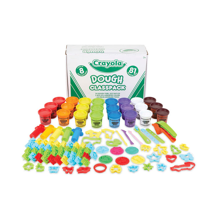 Dough Classpack, 3 oz, 8 Assorted Colors
